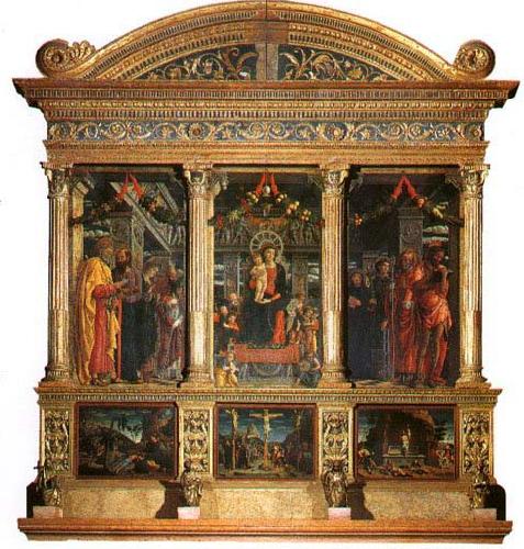 Andrea Mantegna San Zeno Altarpiece, Germany oil painting art